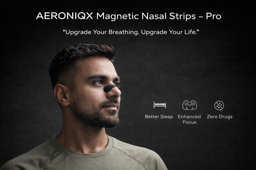 AERONIQX Magnetic Nasal Strips – Pro